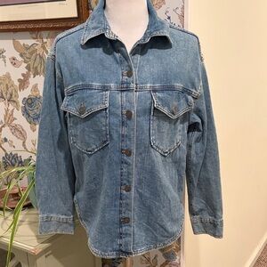 Aerie Denim Button Down Top